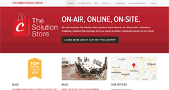 Desktop Screenshot of columbusradiogroup.com
